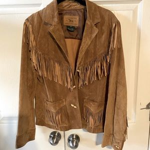 Ralph Lauren Suede Fringe Jacket